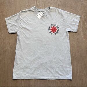 Red Hot Chili Peppers Graphic Tee NWT Small Gray Band Shirt RHCP